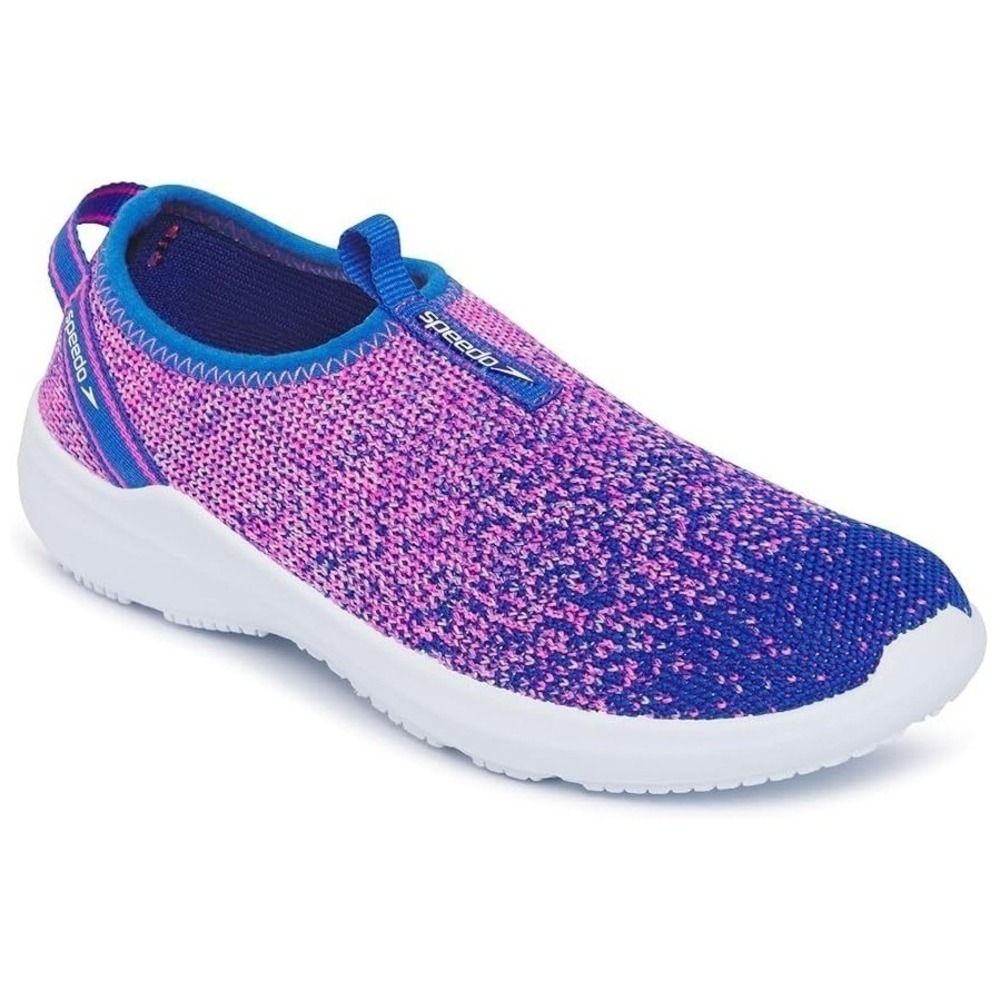Speedo Surfknit Pro Kids Size 5 Unisex-Child Breathable Pull-On Water Shoes Pink